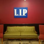 LIP Logo over Couch