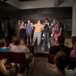 Improvisers on Lancaster Improv Players Stage